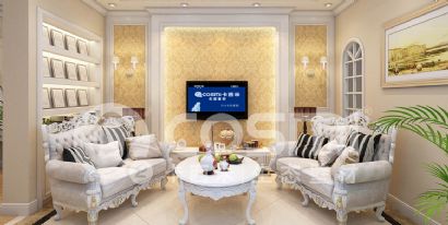 diatom mud silk paint   - drawing room