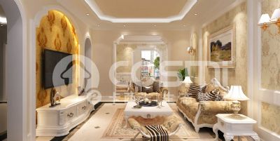diatom mud silk paint   - drawing room