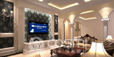 diatom mud silk paint   - drawing room