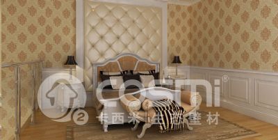 diatom mud silk paint - bed room