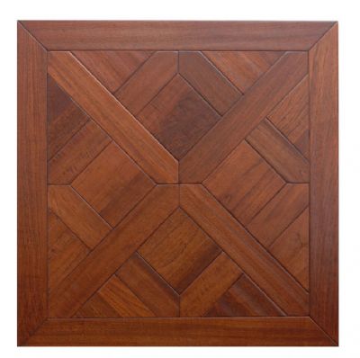 Mosaic wood floor pattern