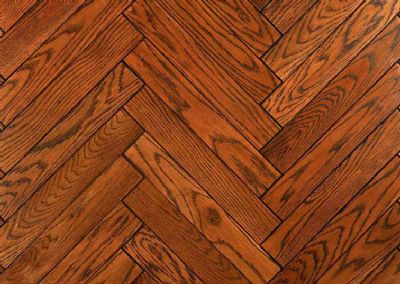 oak herringbone flooring